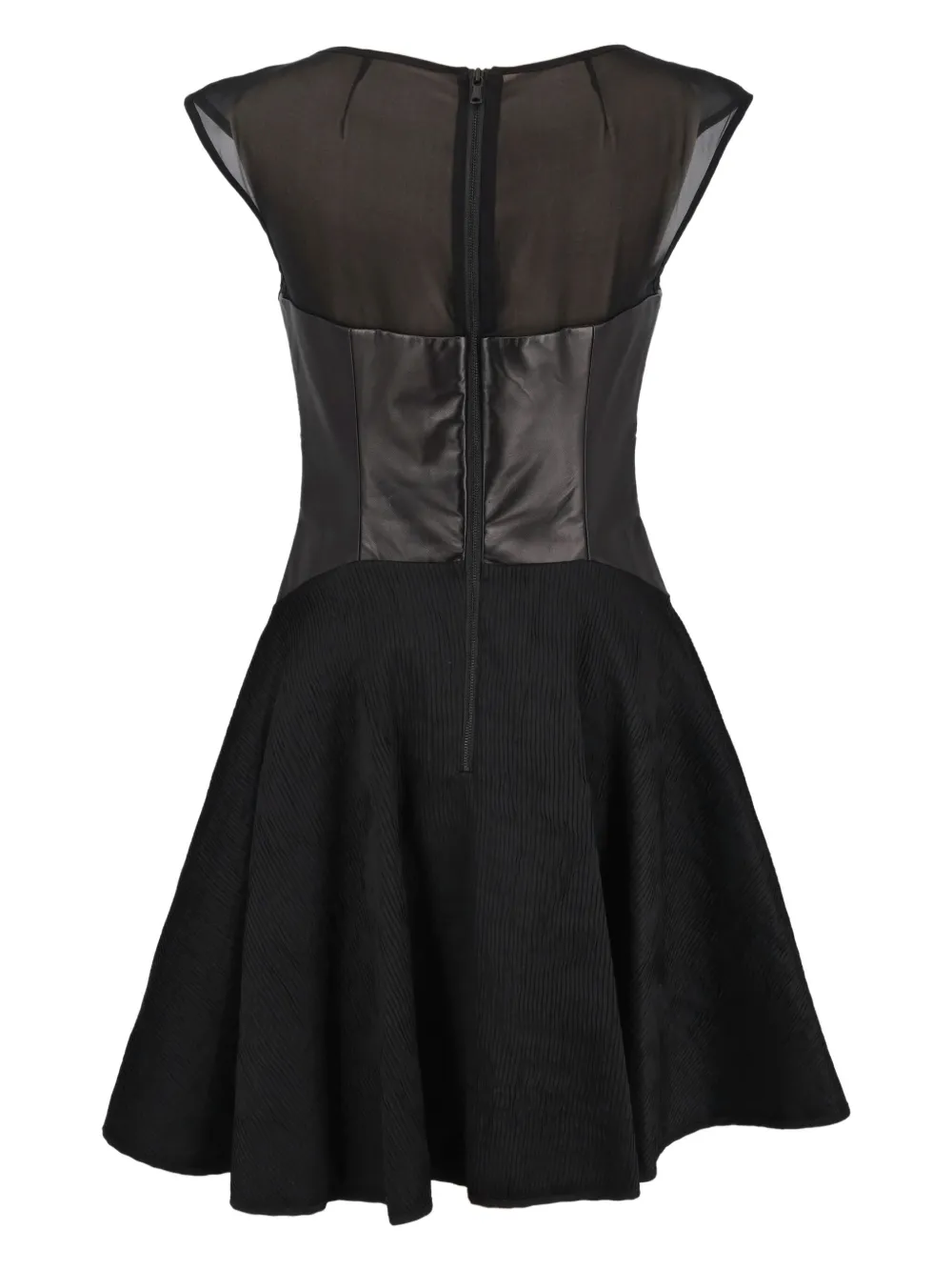 Vintage panelled dress - Zwart