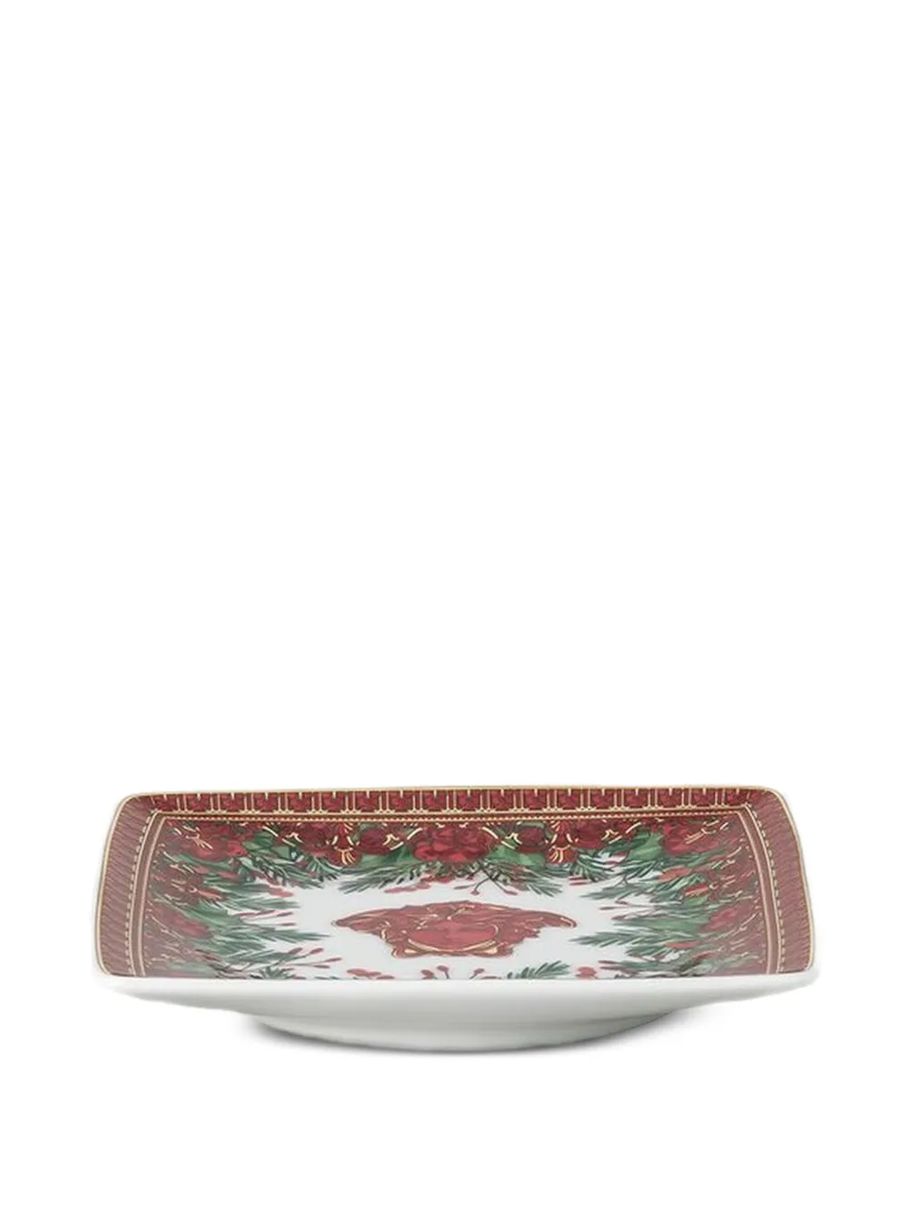 Versace medusa-print square dish (12cm x12cm) | Red | Image 1