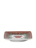 Versace medusa-print square dish (12cm x12cm) - Red