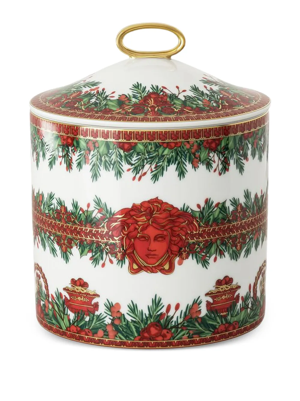 Versace Medusa-motif top-handle box (12.6cm) | White | Image 1