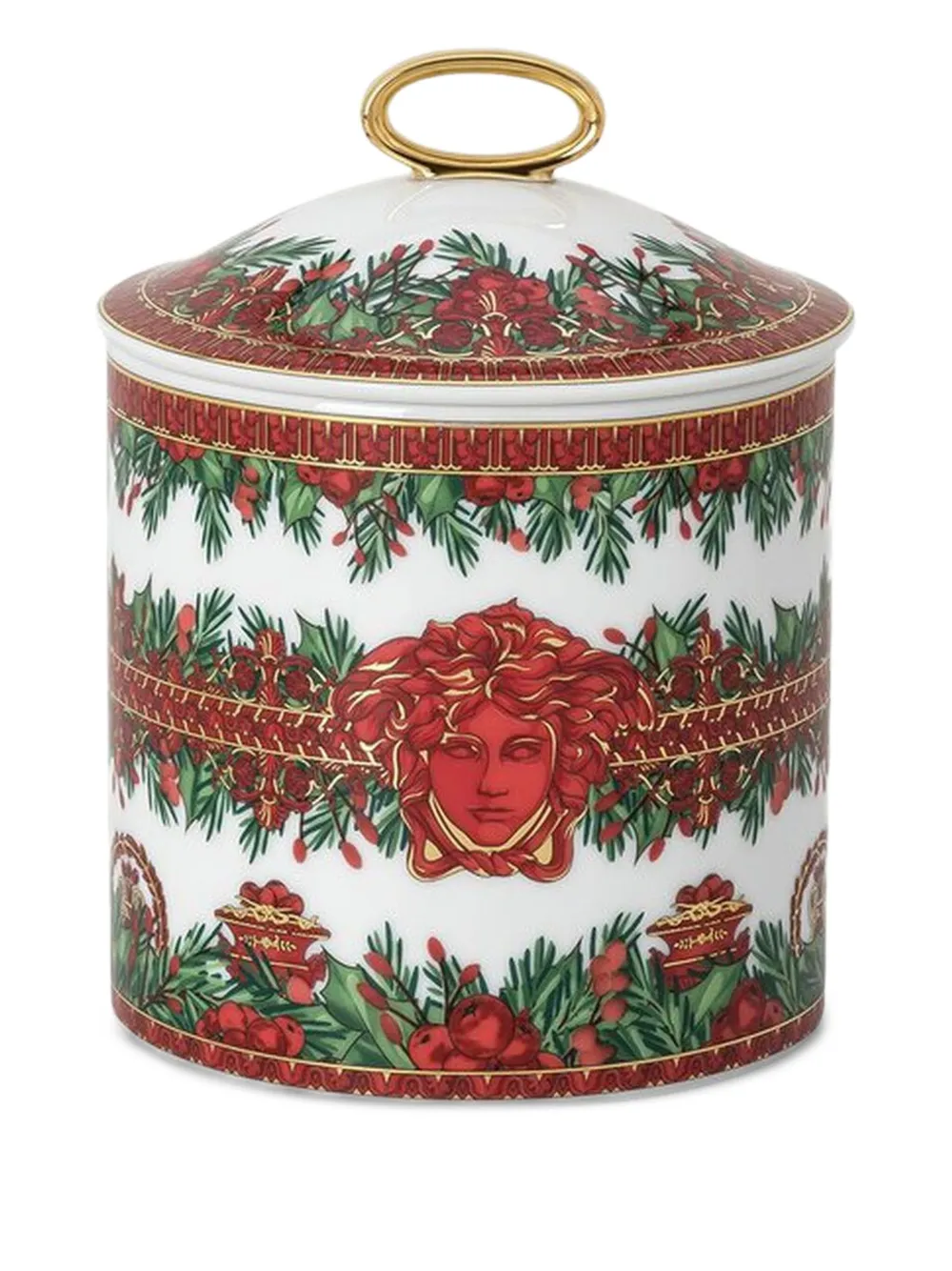 Versace Medusa porcelain jar | White | Image 1