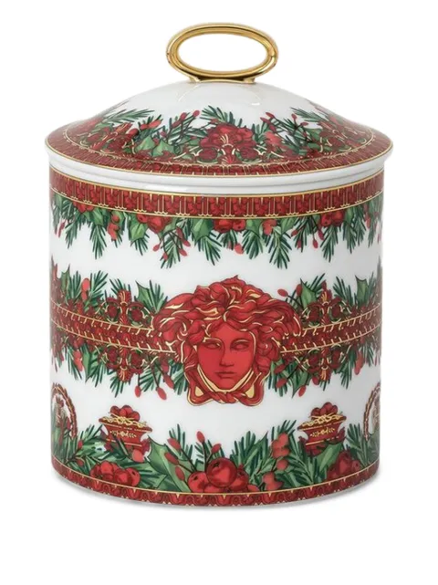 Versace Medusa porcelain jar