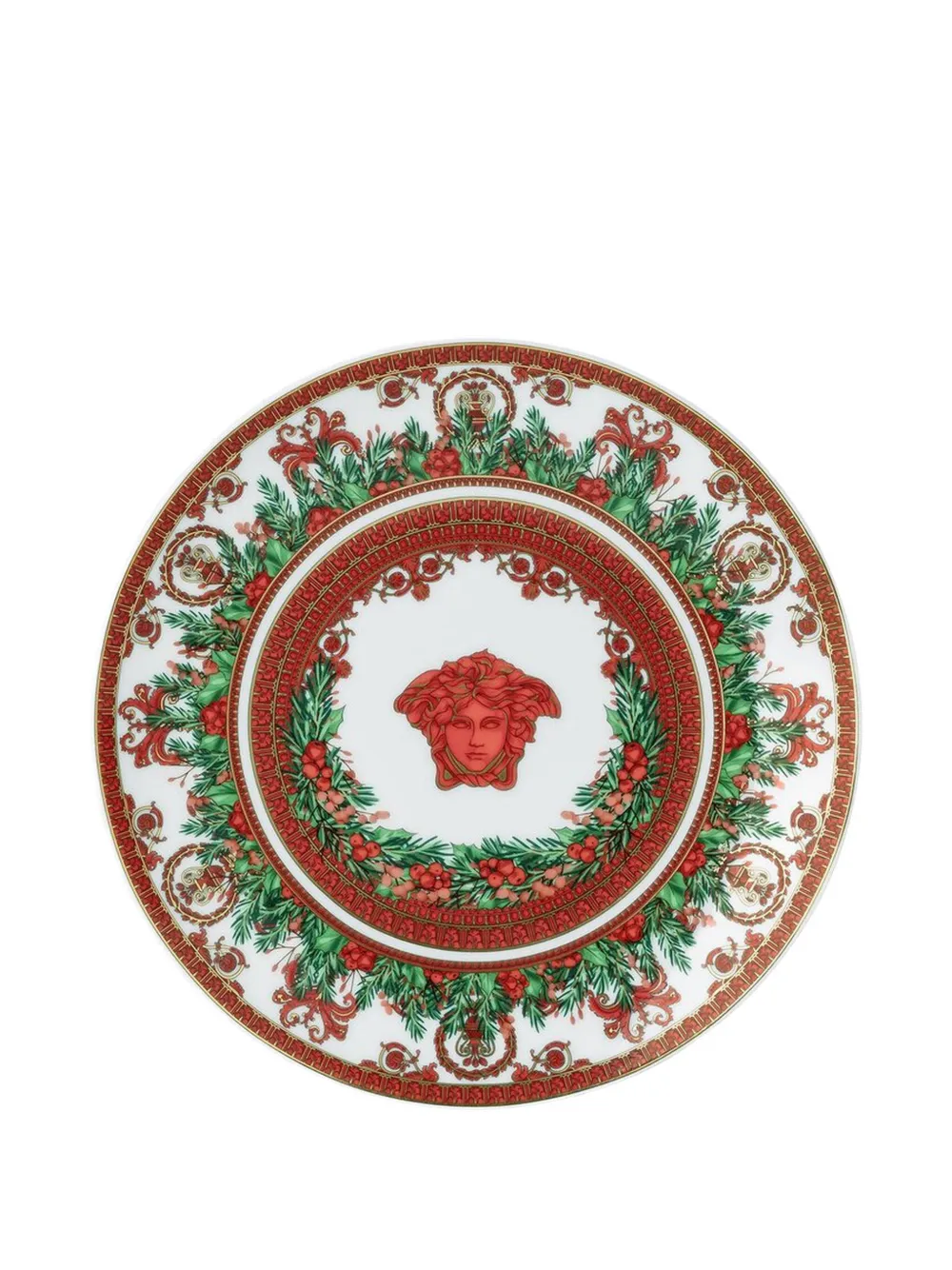 Versace Medusa-pattern plate | White | Image 1