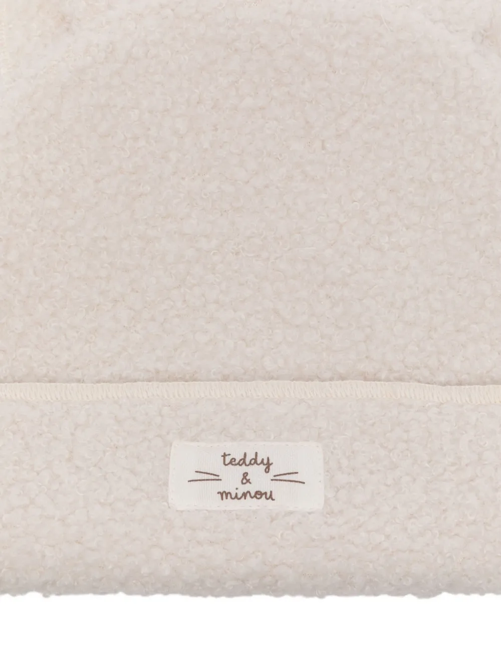 TEDDY & MINOU cat-ear beanie - Beige