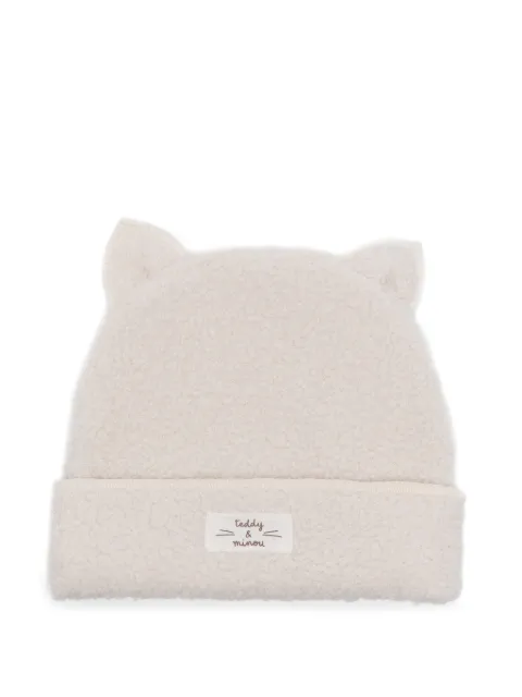 TEDDY & MINOU cat-ear beanie