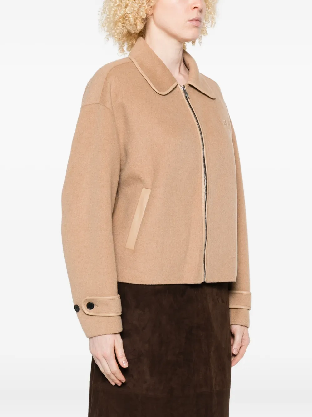 Karl Lagerfeld Jack met rits Beige