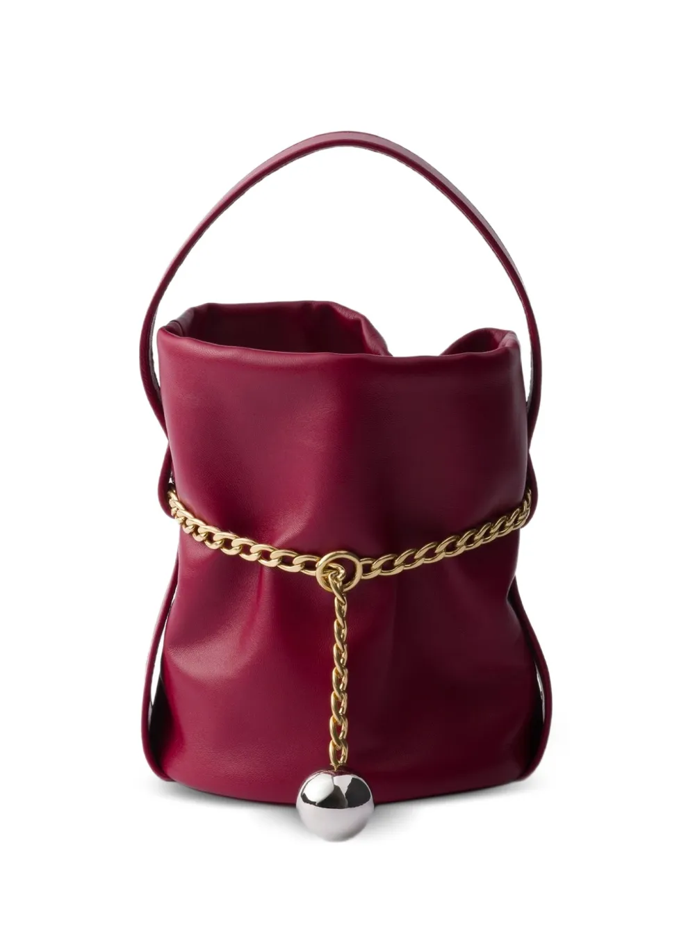 Prada プチ サック ノワール バケットバッグ ミニ - レッド Prada プチ サック ノワール バケットバッグ ミニ - レッド