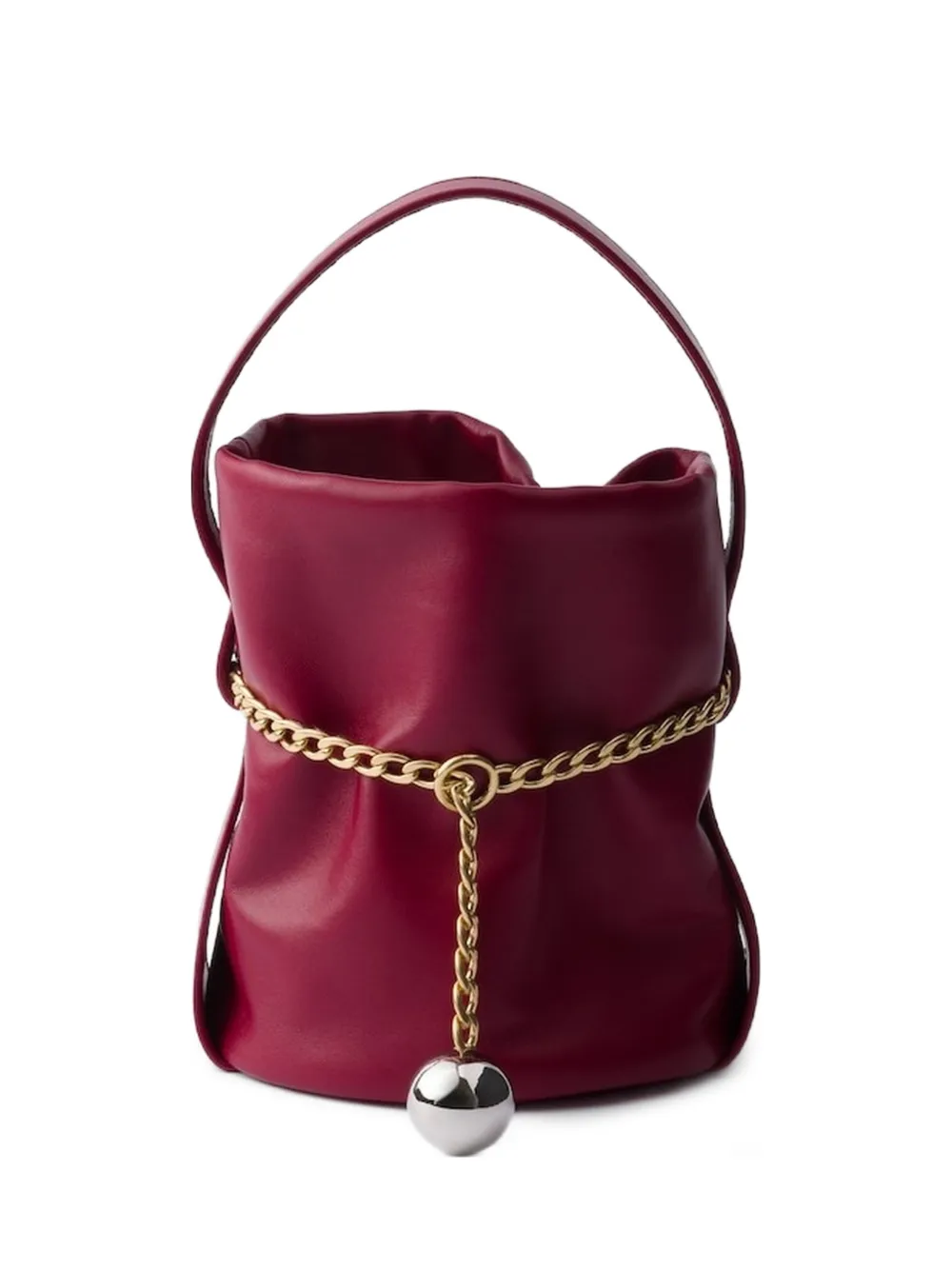 Prada Mini Petit Sac Noir Beuteltasche - Rot