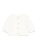 TEDDY & MINOU fleece textured button jacket - Neutrals