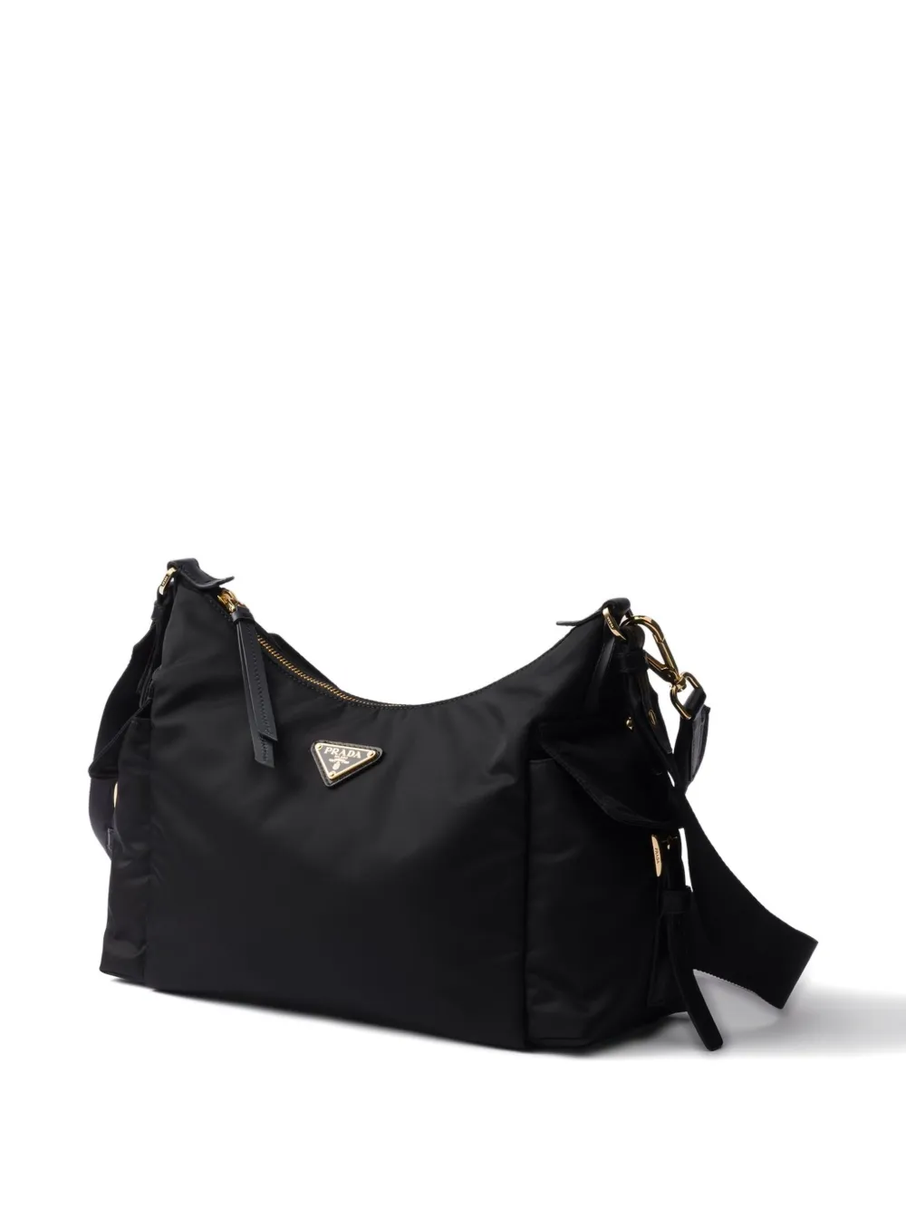 Prada large Explore padded-handle shoulder bag Zwart