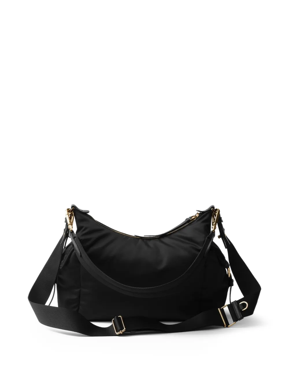 Prada large Explore padded-handle shoulder bag Zwart