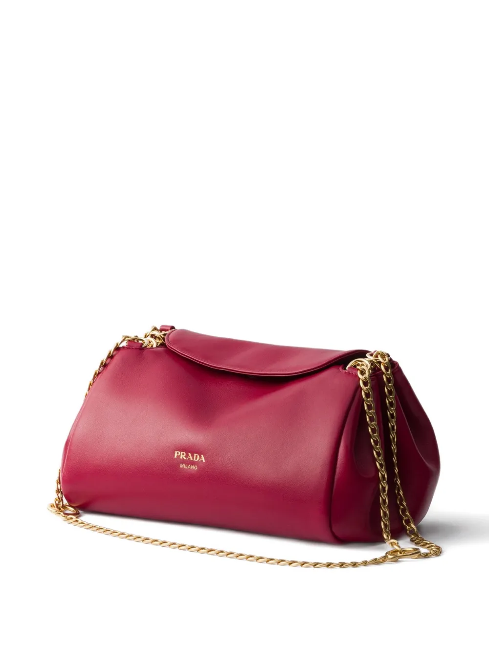 Prada Tumulte Small Leather Shoulder Bag In Red
