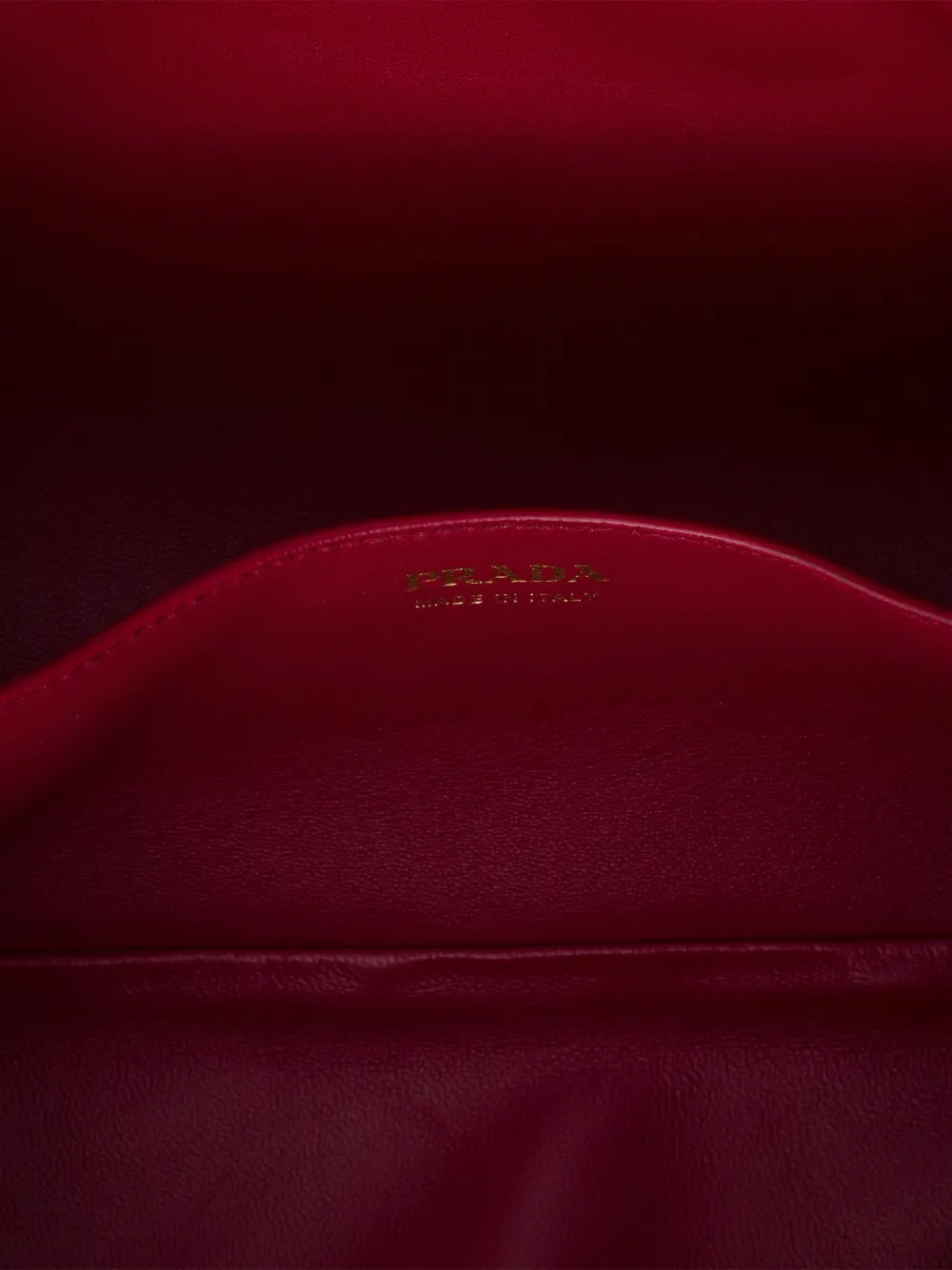 Prada Tumulte Small Leather Shoulder Bag In Red