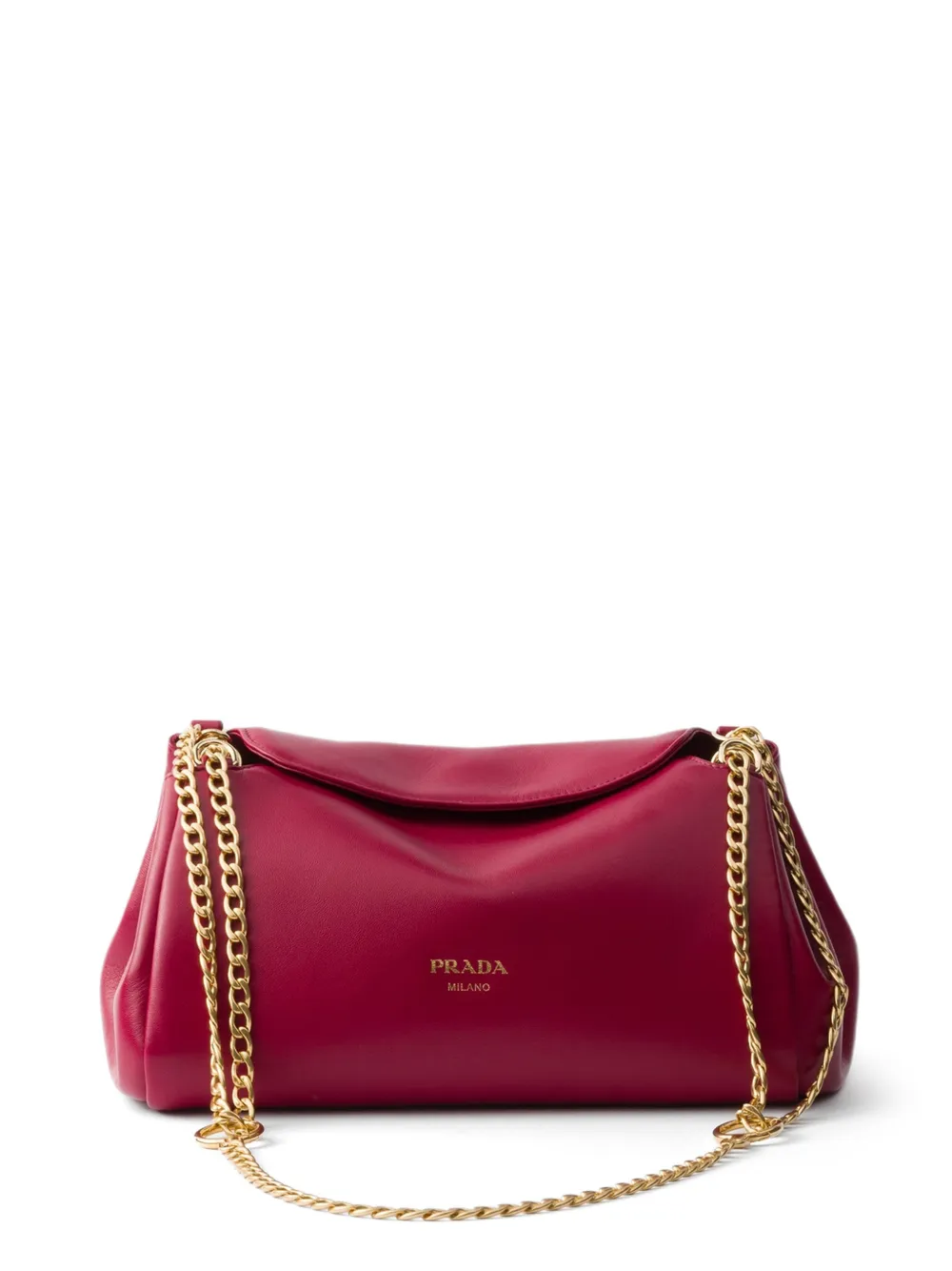 Prada Small Tumulte Shoulder Bag | Red | FARFETCH