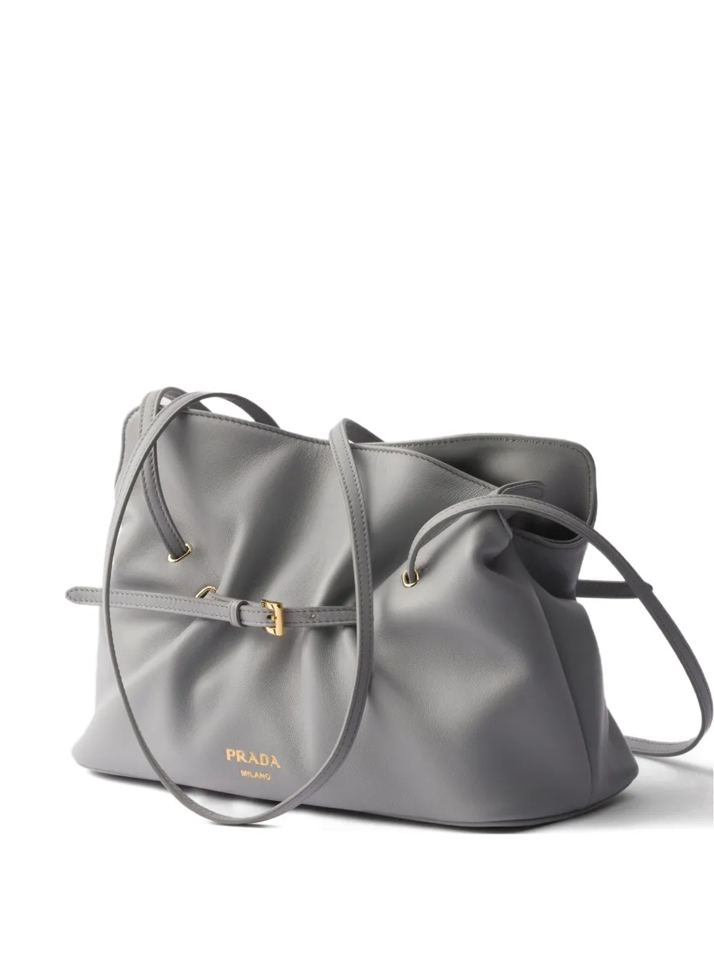 Prada Kleine Dada leren shopper Grijs
