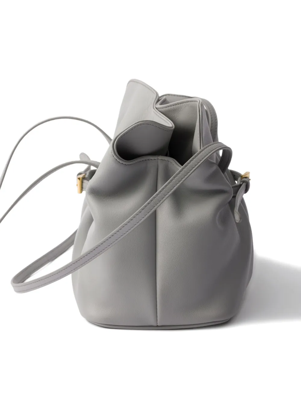 Prada Kleine Dada leren shopper Grijs