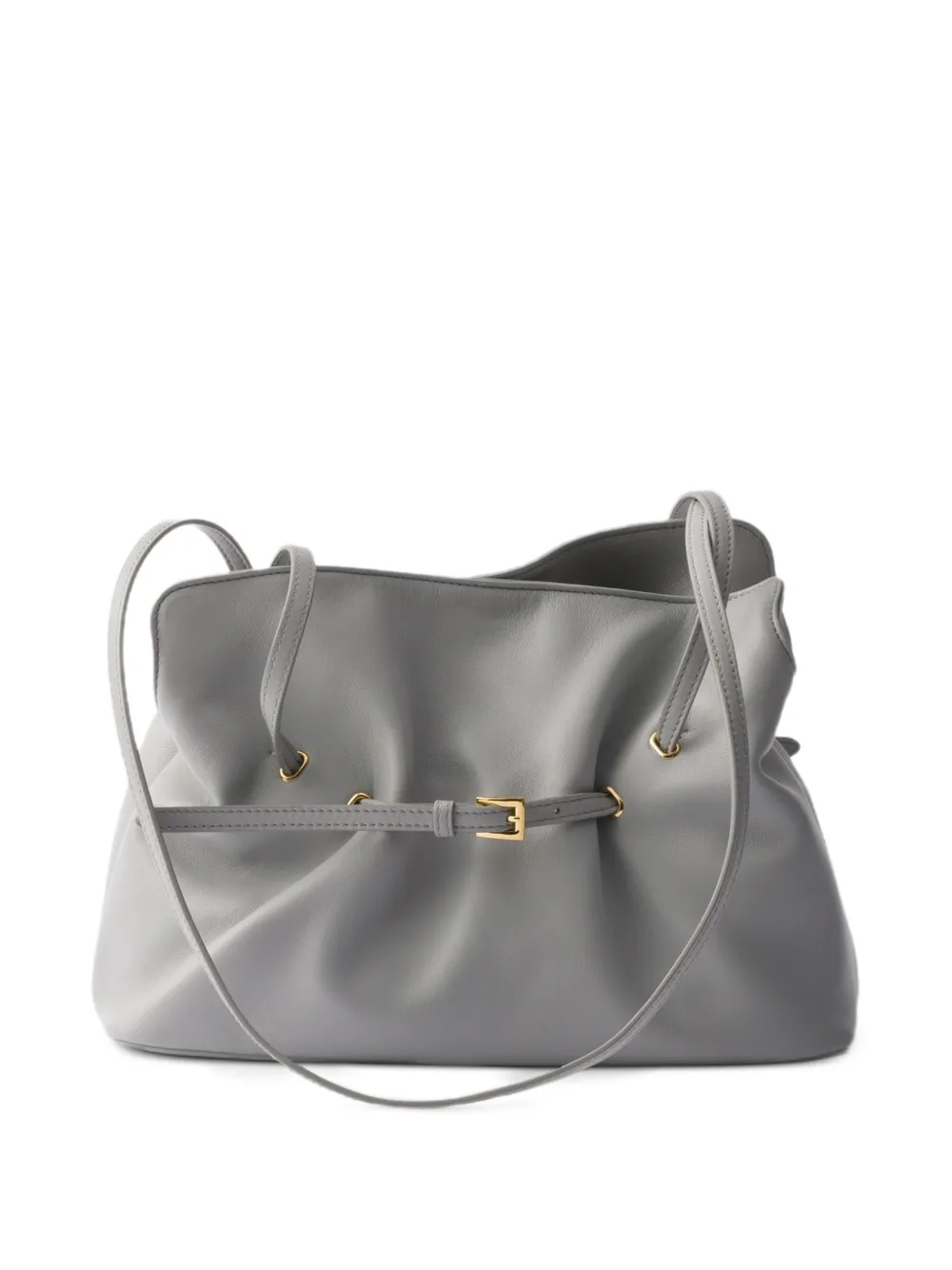 PRADA パーティーバッグ グレー Prada Small Dada Leather Tote Bag | Grey | FARFETCH