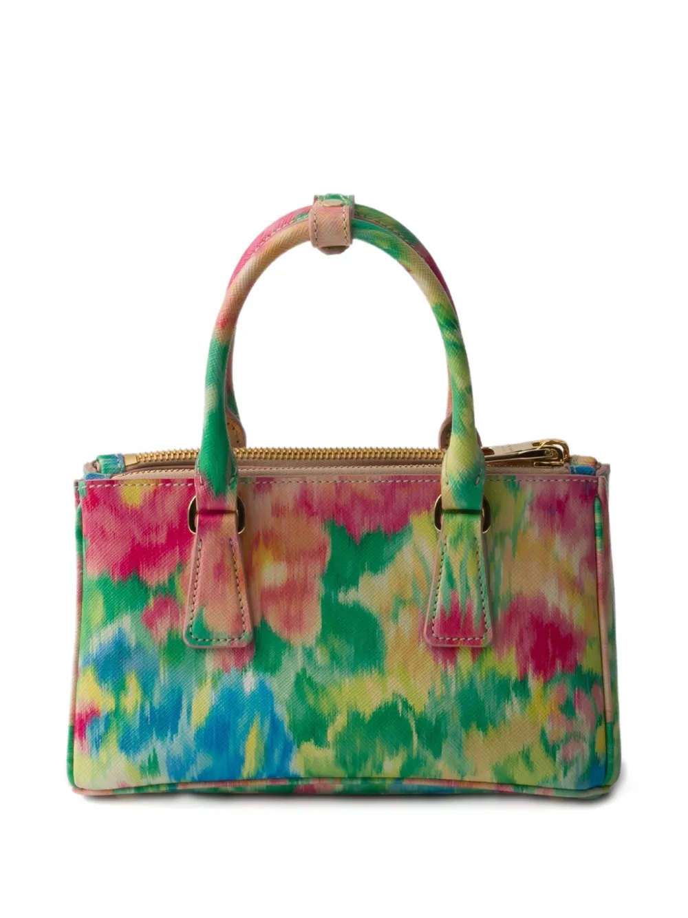 Prada Galleria mini-tas Groen