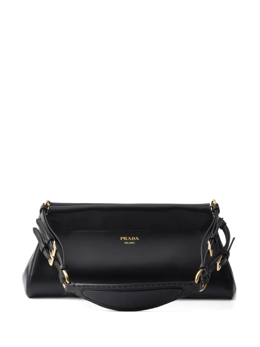 Кожаная сумка через плечо Prada medium Enchaîné из натуральной кожи