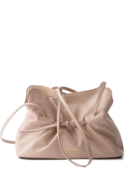 Prada small Dada leather tote bag