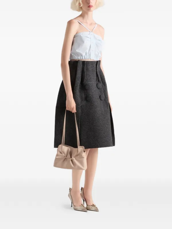 Prada ダダ レザーハンドバッグ S | ピンク | FARFETCH JP