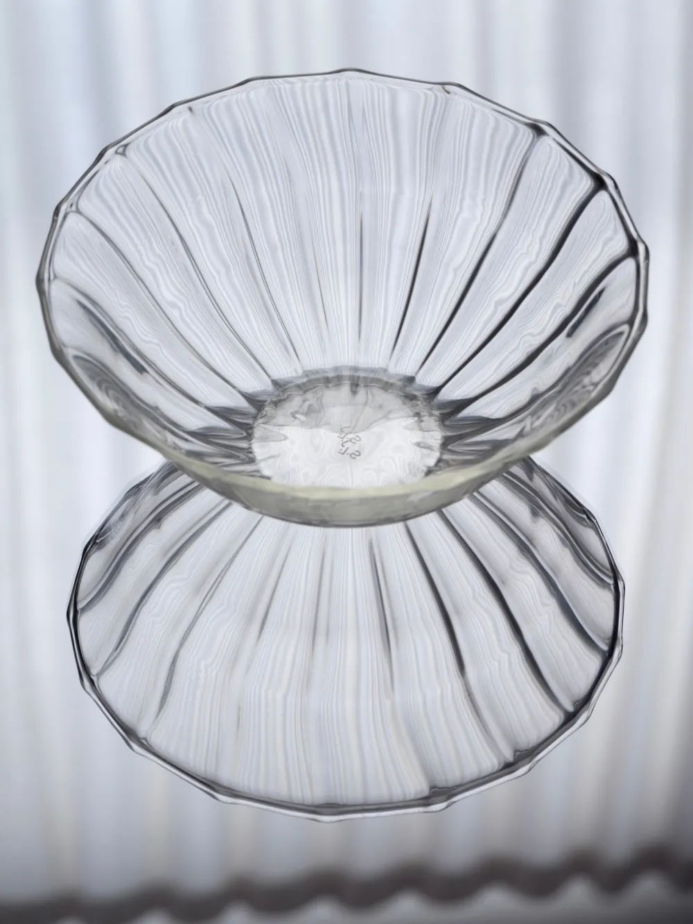 Sophie Lou Jacobsen Le Verre Bonbon Glass Bowl Set In White