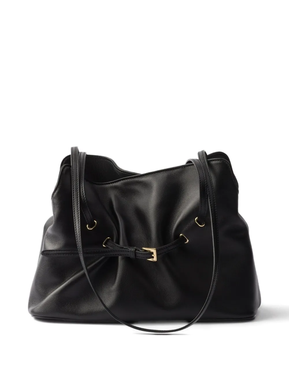 Prada Kleine Dada leren shopper - Zwart