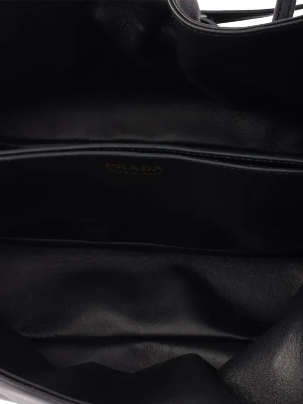 Prada ダダ レザーハンドバッグ S | ブラック | FARFETCH JP