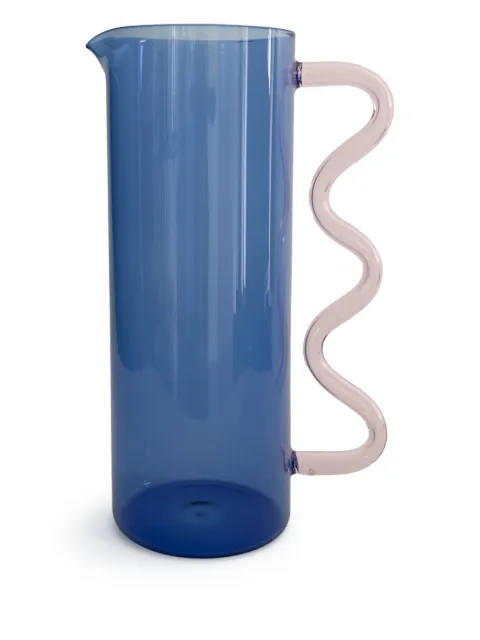 Sophie Lou Jacobsen wave-handle glass pitcher