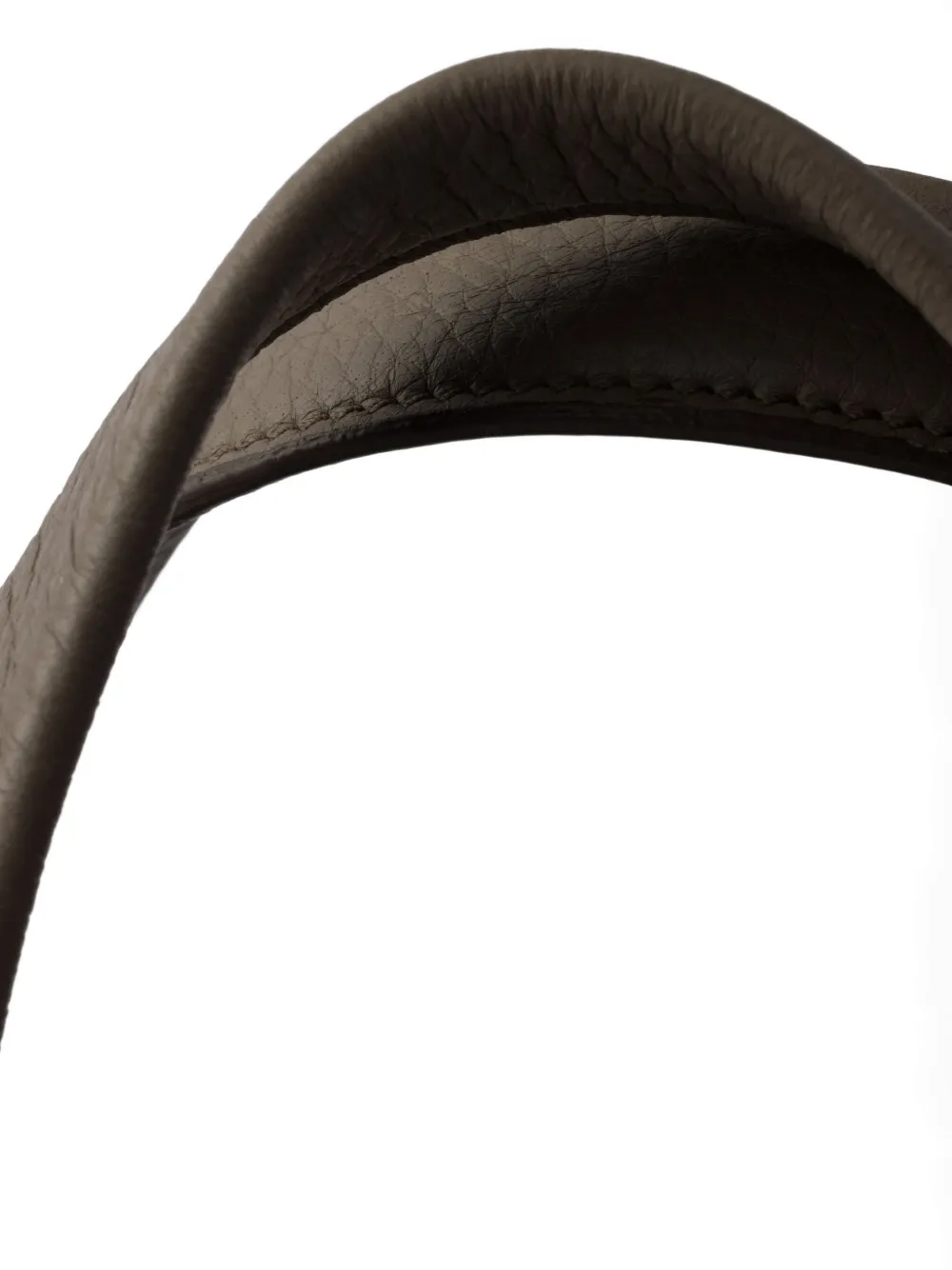 Prada Leren shopper Grijs