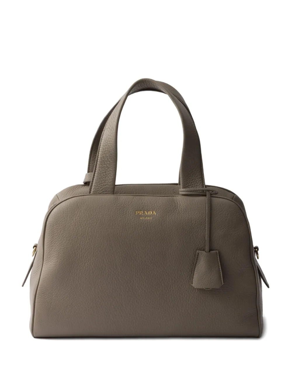 Prada Borsa tote grande in pelle - Grigio
