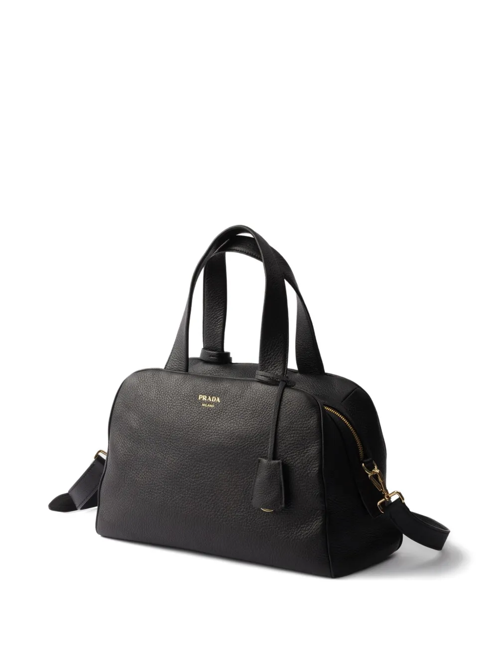 Prada Leren shopper - Zwart