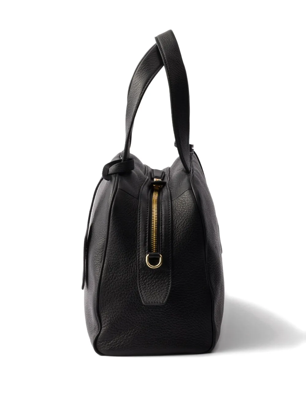 Prada Leren shopper Zwart
