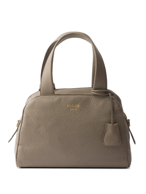 Prada medium leather tote bag