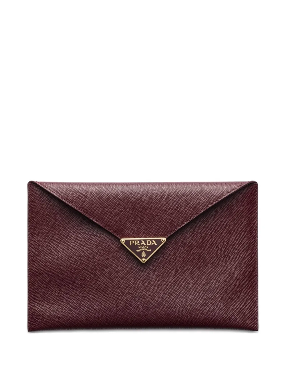 Prada bolsa de mano con logo triangular | rojo | Image 1