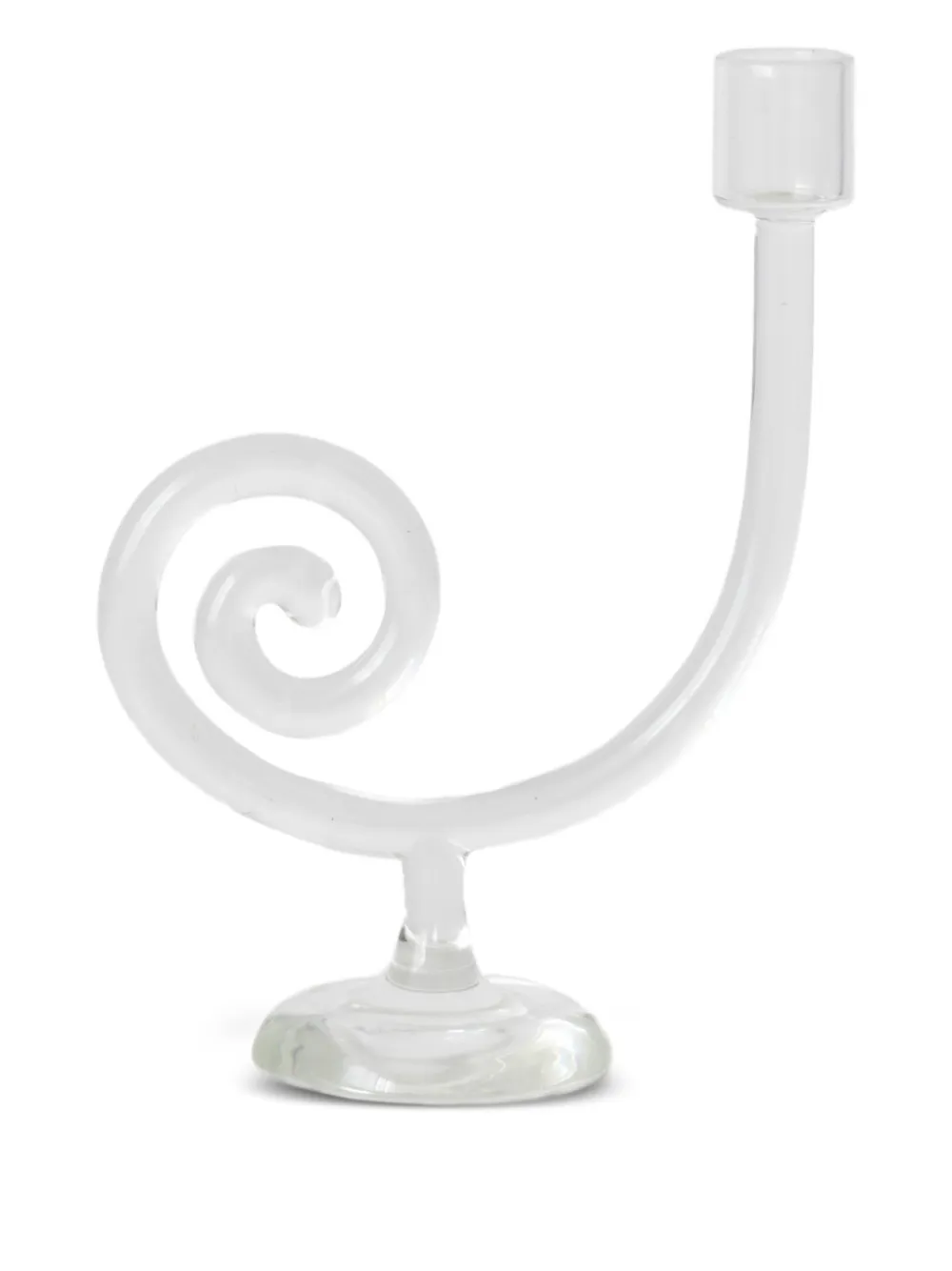 Sophie Lou Jacobsen Spiral Kerzenhalter Aus Glas In White