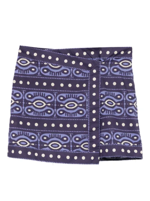 Johanna Ortiz Hunting Roots dotted-print mini skirt