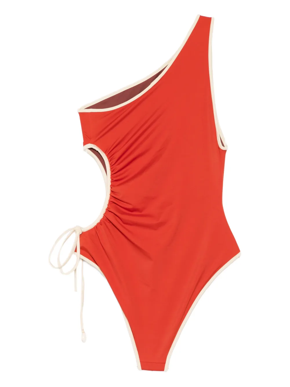 Johanna Ortiz Side-cutout Swimsuit In Orange
