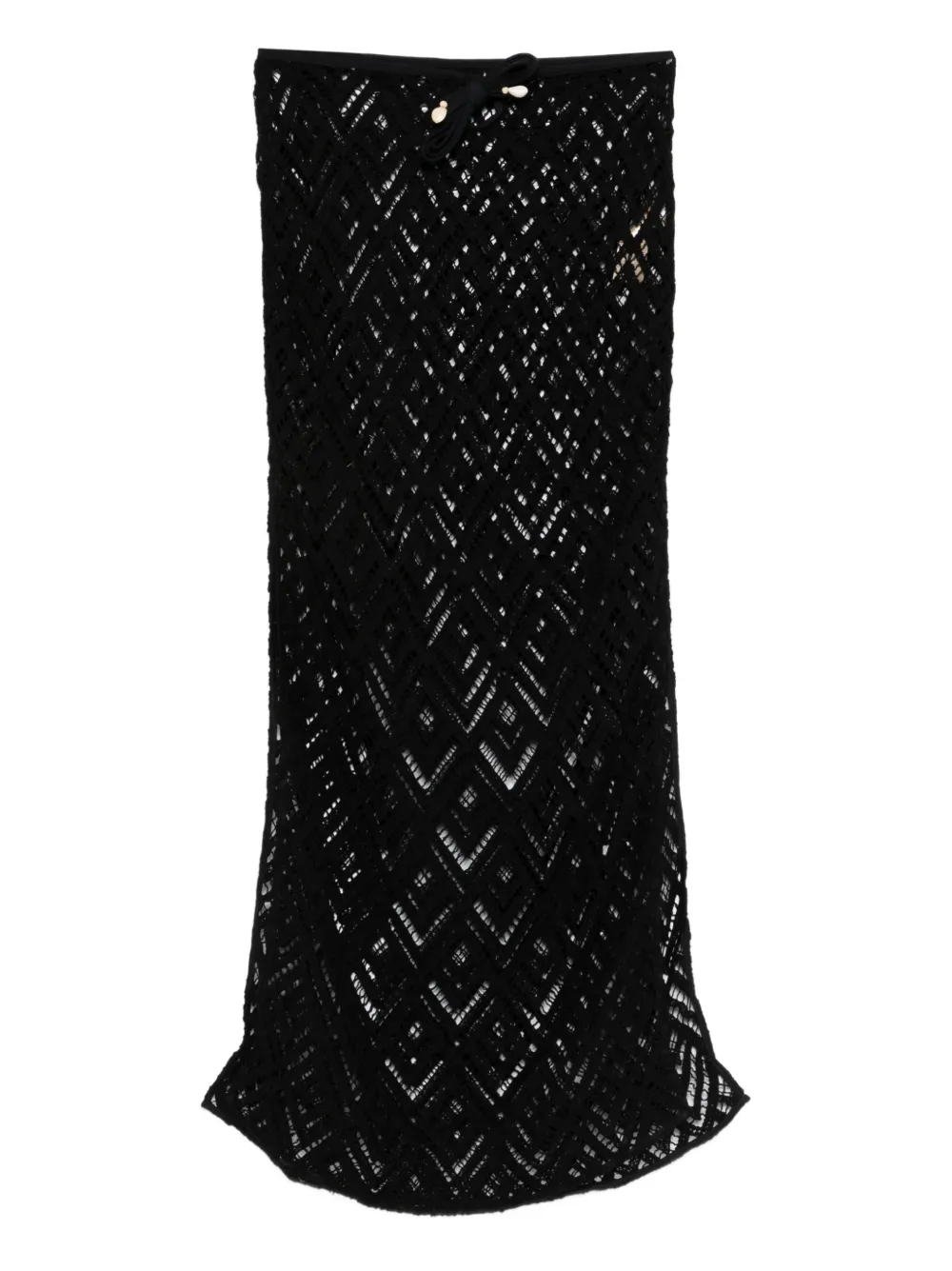 Johanna Ortiz Soul maxi skirt - Nero