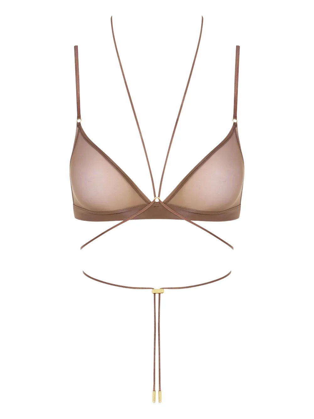 Maison Close cross-back triangle bra | Image 2