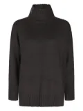 Antonelli turtleneck ribbed-cuff sweater - Brown