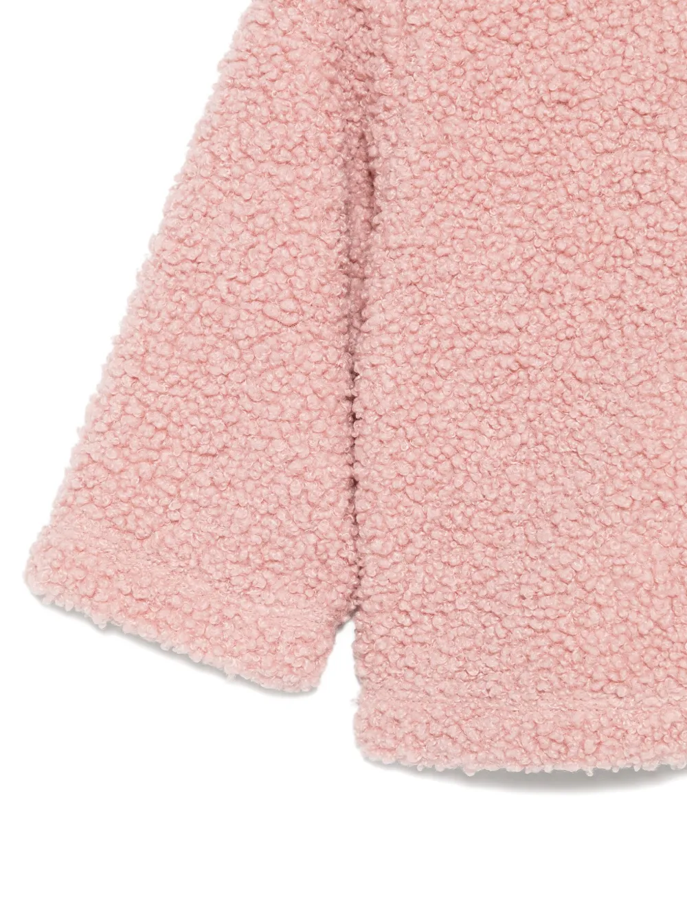 TEDDY & MINOU hooded fleece jacket Roze