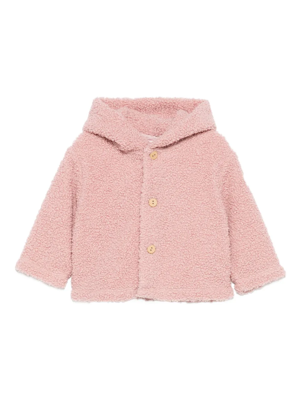 TEDDY & MINOU hooded fleece jacket Roze