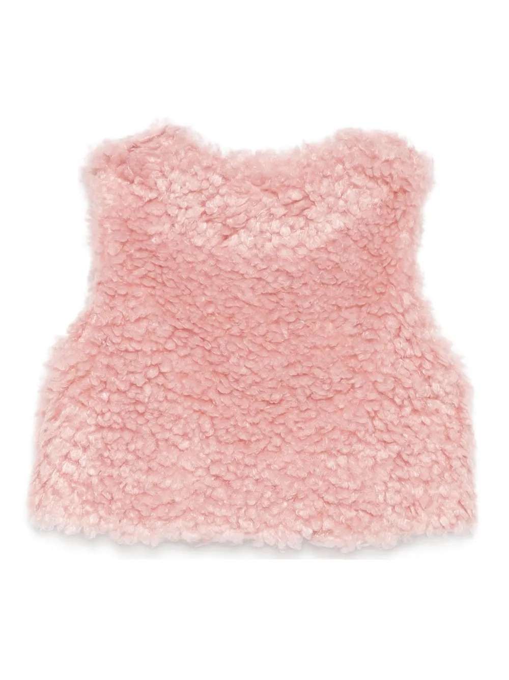 TEDDY & MINOU fleece gilet Roze