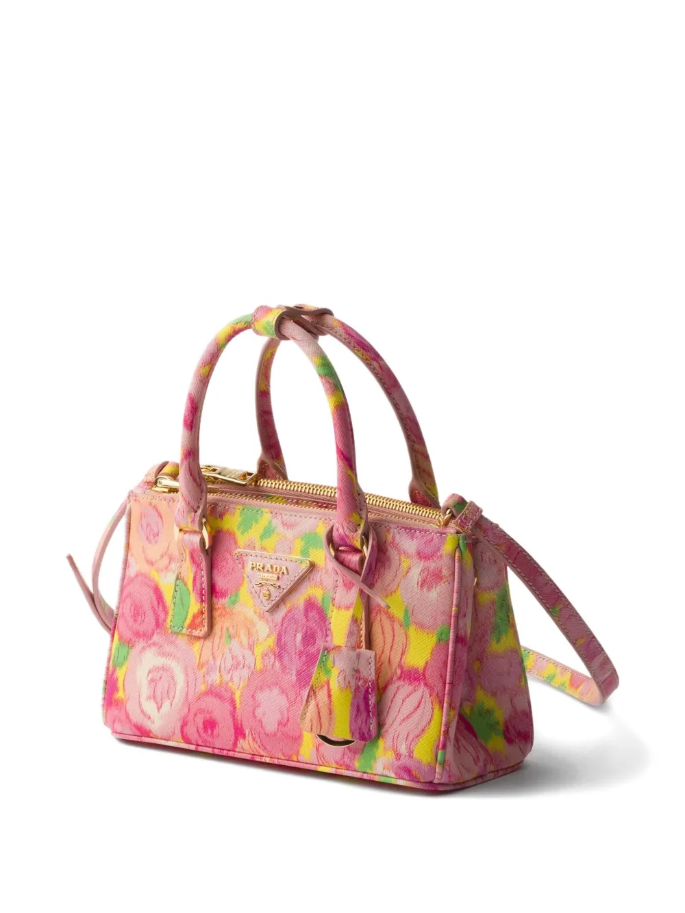 Prada Galleria mini-tas - Roze