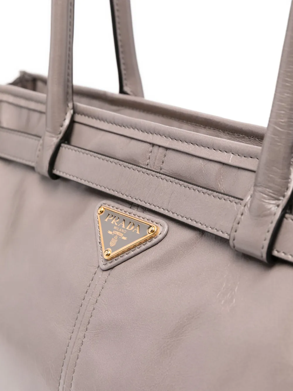 Prada Bonnie Large Leather Handbag