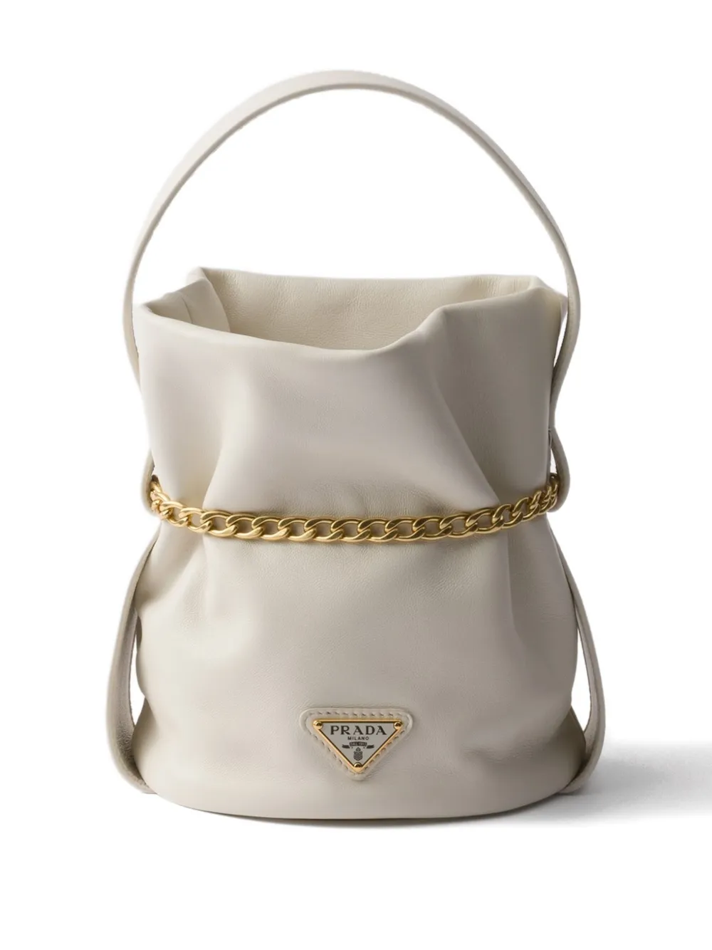 Prada プチ サック ノワール バケットバッグ ミニ - ホワイト Prada プチ サック ノワール バケットバッグ ミニ - ホワイト