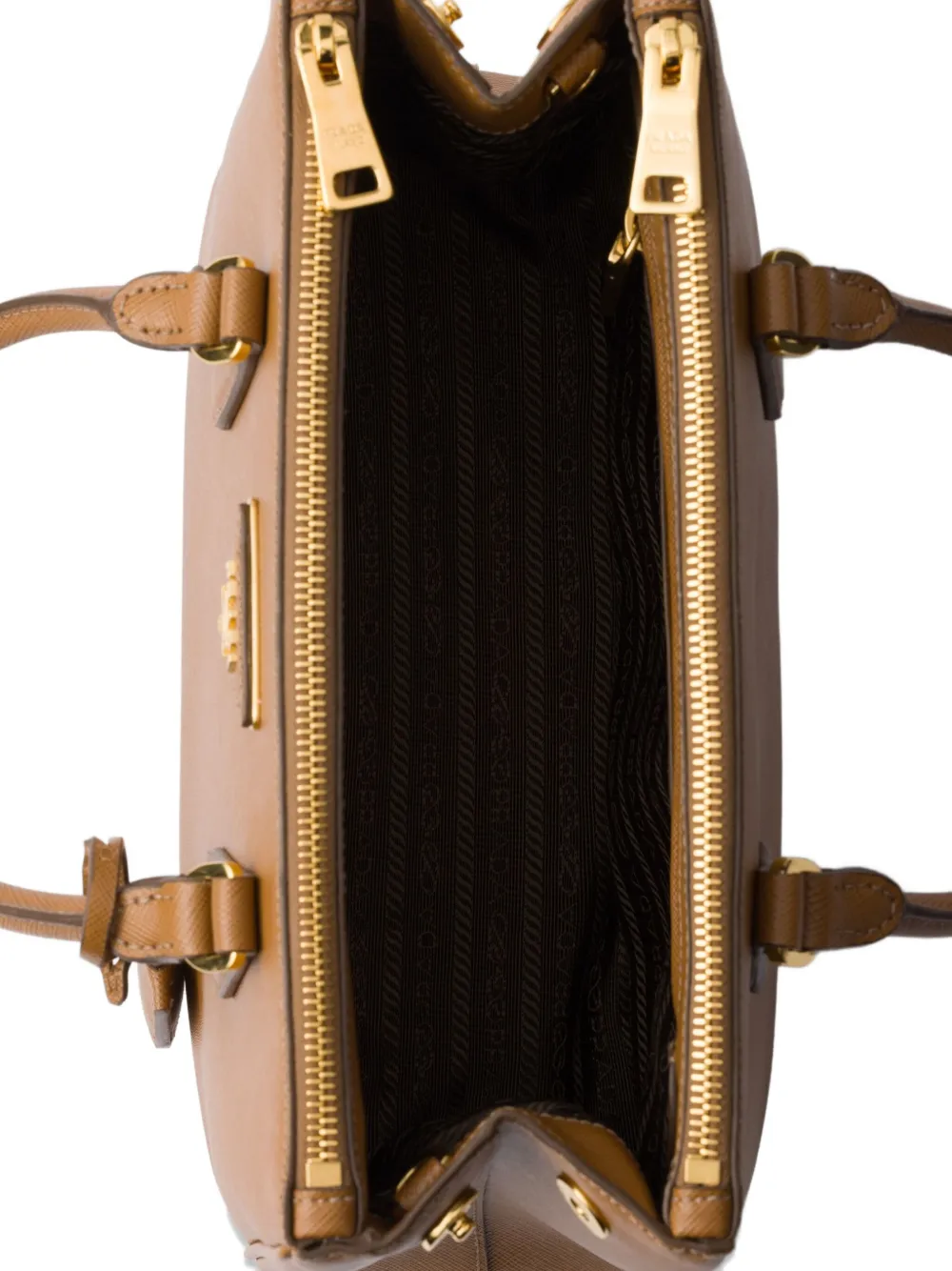 Prada medium Galleria Saffiano-leather tote bag Bruin