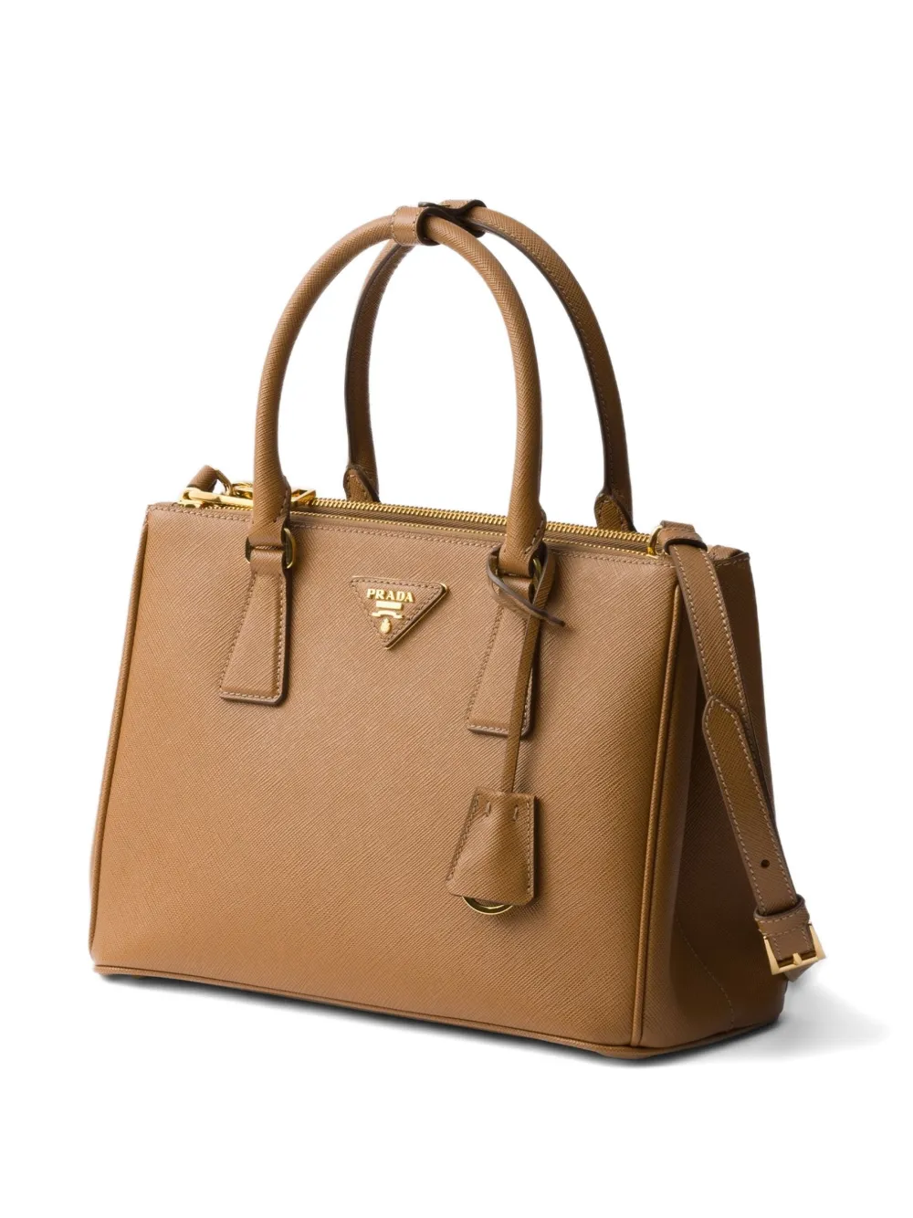 Prada medium Galleria Saffiano-leather tote bag Bruin