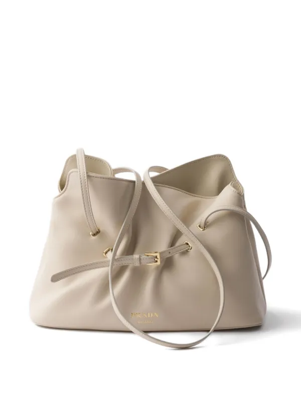 Prada ダダ レザーショルダーバッグ S | ニュートラル | FARFETCH JP